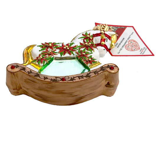 Heartfully Yours WINTER ROCKER 30361 Ornament Christmas Rocking Horse 2024