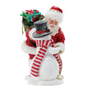 NICE LIST Dept 56 Possible Dreams Santa Snowman 6015887