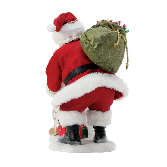NICE LIST Dept 56 Possible Dreams Santa Snowman 6015887