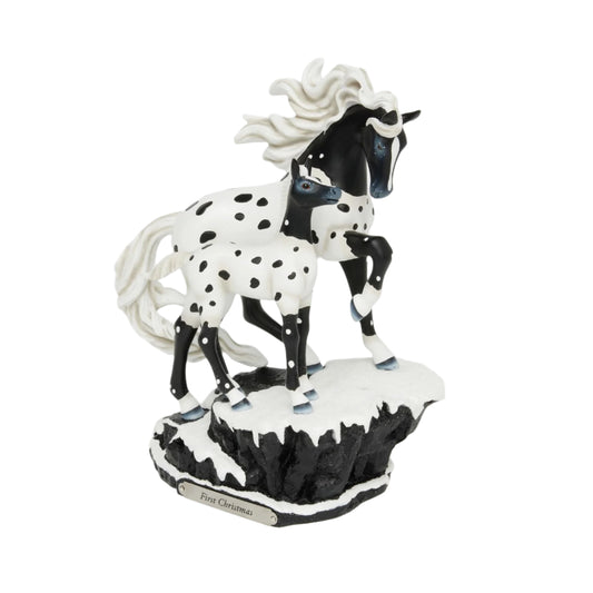 Trail of Painted Ponies Figurine FIRST CHRISTMAS 6016942 Appaloosa Mare Foal