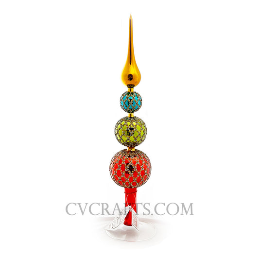 Heartfully Yours BRISTOL BELLE FINIAL 23037 Tree Topper LE 100 Multicolor