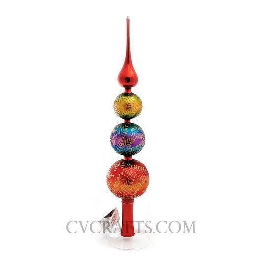 Heartfully Yours RAINBOW DREAMER FINIAL 23027 Tree Topper LE 100 Multicolor