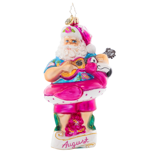 Christopher Radko BEATING THE HEAT -August- Ornament Of The Month 1021700
