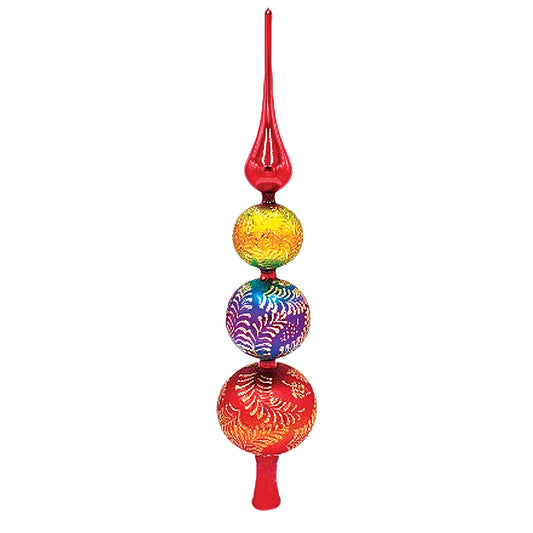 Heartfully Yours RAINBOW DREAMER FINIAL 23027 Tree Topper LE 100 Multicolor