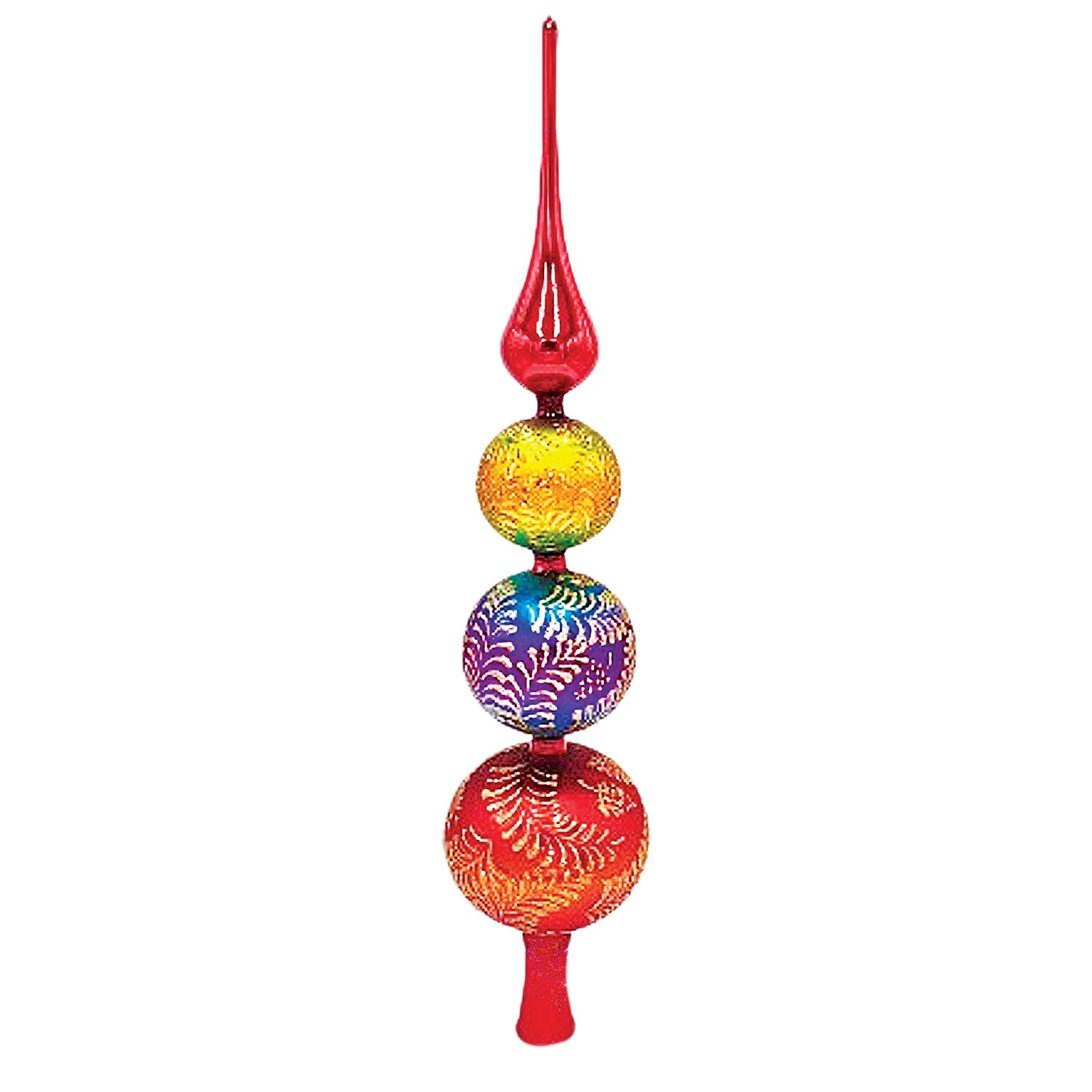 Flaming Heart of Love Tree Topper - Curious Egg