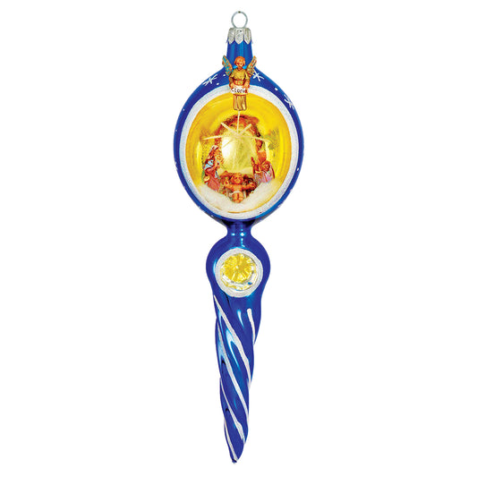 Heartfully Yours FOLLOW THE STAR 23458 Ornament LE 180 Blue Nativity Reflector