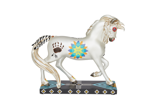 Trail of Painted Ponies 2021 Figurine TATANKA SKA 6009905 White Buffalo Lakota