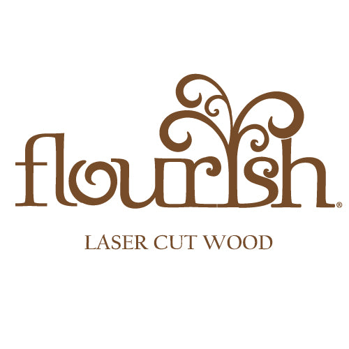 Enesco Gift Flourish Laser Cut Wood Products