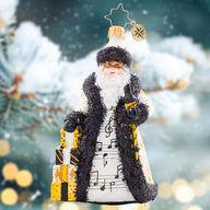 Christopher Radko MUSICAL MERRIMENT SANTA Ornament 1021656 Brilliant Treasure