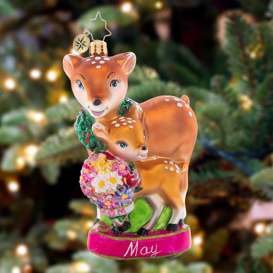 Christopher Radko CELEBRATE ALL MOMS -May- Ornament Of The Month 1021697