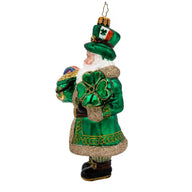 Christopher Radko SHAMROCK SANTA Ornament 1022587 St. Patrick's Day Irish