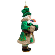 Christopher Radko SHAMROCK SANTA Ornament 1022587 St. Patrick's Day Irish