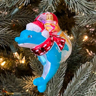 Christopher Radko HOLIDAY SPLASH Ornament 1022609 Christmas Dolphin