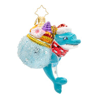 Christopher Radko HOLIDAY SPLASH Ornament 1022609 Christmas Dolphin