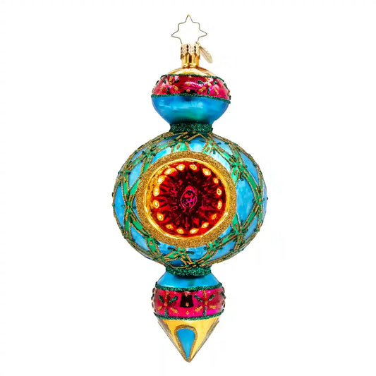 Christopher Radko Fantasia GILDED ELEGANCE Ornament 1022644 Reflector Drop