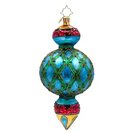 Christopher Radko Fantasia GILDED ELEGANCE Ornament 1022644 Reflector Drop