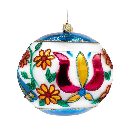 Christopher Radko Fantasia POLISH FOLK REFLECTIONS Ornament 1022645 Polish Reflector