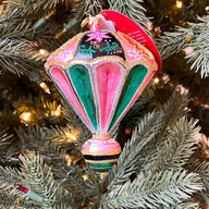 Christopher Radko Fantasia MIDNIGHT FLORAL BLOOM Ornament 1022650 Balloon Drop