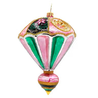 Christopher Radko Fantasia MIDNIGHT FLORAL BLOOM Ornament 1022650 Balloon Drop