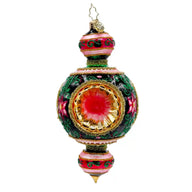 Christopher Radko Fantasia GILDED MIDNIGHT BLOOM Ornament 1022651 Reflector Drop