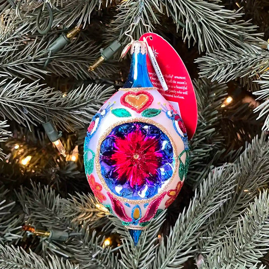 Christopher Radko Fantasia POLISH FOLKLORE DROP Ornament 1022659 Reflector Drop