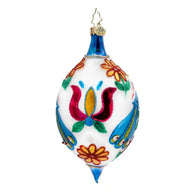 Christopher Radko Fantasia POLISH FOLKLORE DROP Ornament 1022659 Reflector Drop