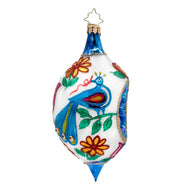 Christopher Radko Fantasia POLISH FOLKLORE DROP Ornament 1022659 Reflector Drop