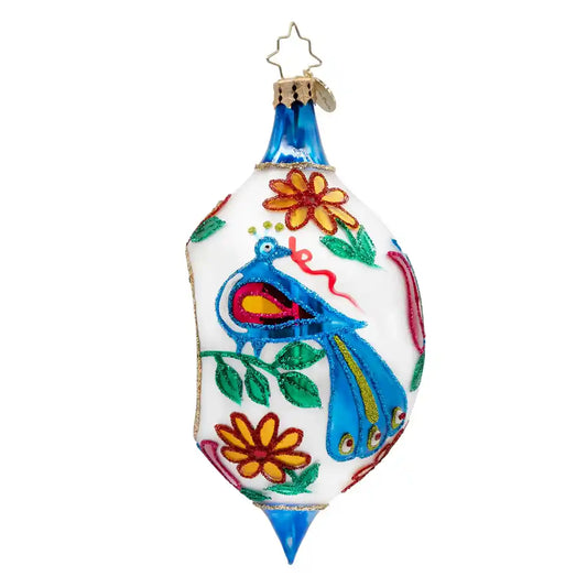 Christopher Radko Fantasia POLISH FOLKLORE DROP Ornament 1022659 Reflector Drop
