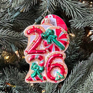 Christopher Radko SWEET START TO 2026 Ornament 1022781 Dated Peppermint