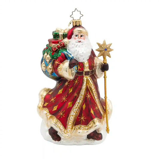 Christopher Radko STARLIGHT KEEPSAKE SANTA Ornament 1022938 Limited Edition