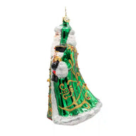 Christopher Radko THE EMERALD GIFTBEARER Ornament 1022951 Green Santa