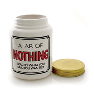 Our Name Is Mudd JAR OF NOTHING Funny Ceramic Gift Enesco 4054500