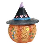 Jim Shore ALL HALLOWS HARVEST 6012753 Day of Dead Halloween LED Pumpkin