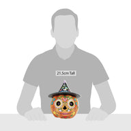 Jim Shore ALL HALLOWS HARVEST 6012753 Day of Dead Halloween LED Pumpkin