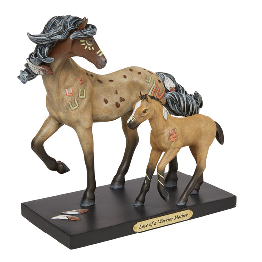 Trail Of Painted Ponies 2023 LOVE OF A WARRIOR MOTHER Figurine 6013968 Mare Foal