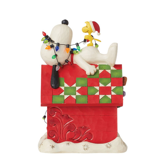 Jim Shore SNOOPY AND WOODSTOCK COUNTDOWN CALENDAR 6015027 Peanuts Advent