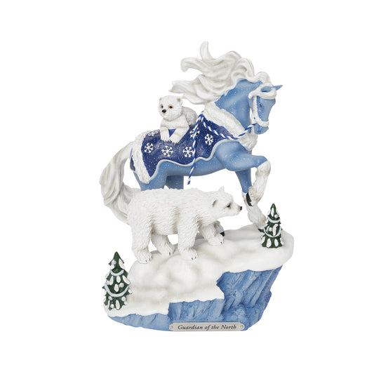 Trail of Painted Ponies Figurine GUARDIAN OF THE NORTH Masterpiece 6015073 Christmas