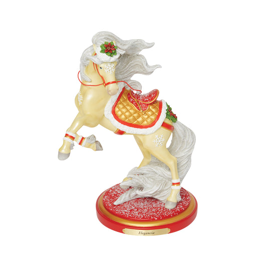 Trail of Painted Ponies Figurine ELEGANCIA 6015075 Christmas Flocking