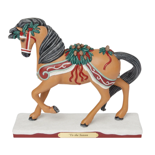 Trail of Painted Ponies TIS THE SEASON Figurine 6015078 Christmas Horse 1st Edition
