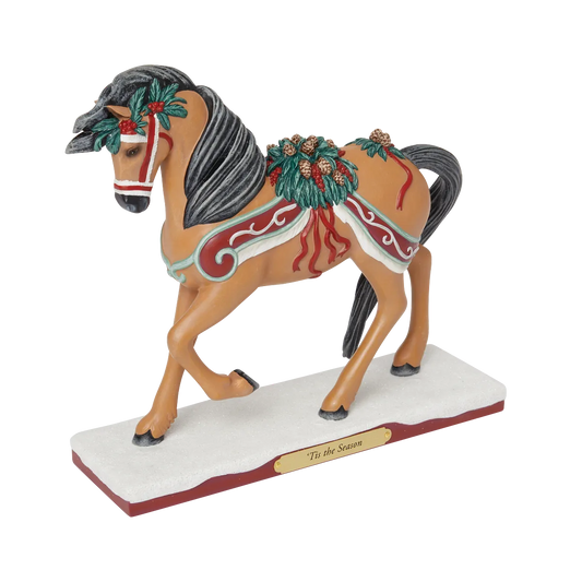 Trail of Painted Ponies TIS THE SEASON Figurine 6015078 Christmas Horse 1st Edition