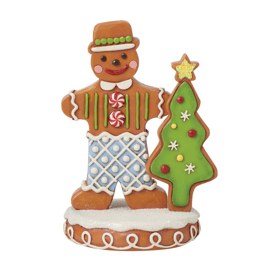 Jim Shore Gingerbread Christmas GINGERBREAD GENT 6015452 Cookie Boy