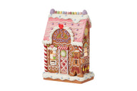 Jim Shore Gingerbread Christmas BAKING SPIRITS BRIGHT 6015519 LED Candy House