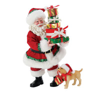 FURRY HELPER Dept 56 Possible Dreams Santa Puppy Christmas 6015861