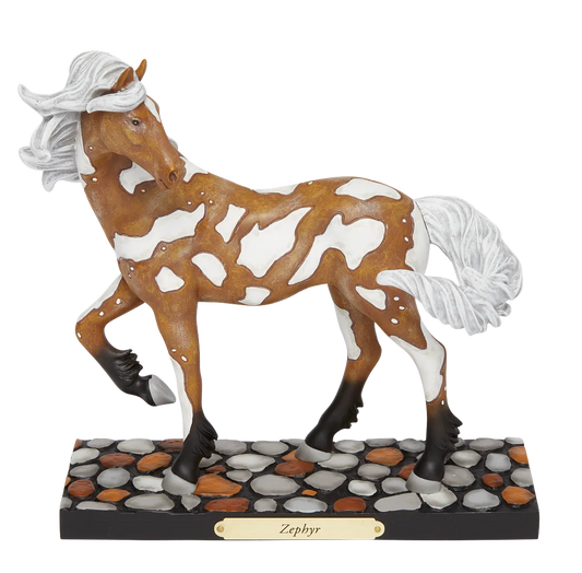 Trail of Painted Ponies ZEPHYR 6016396 Cobblestone Horse 1st Edition