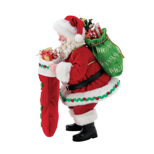 THE BIG STOCKING Dept 56 Possible Dreams Santa Christmas 6016466