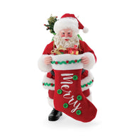 THE BIG STOCKING Dept 56 Possible Dreams Santa Christmas 6016466