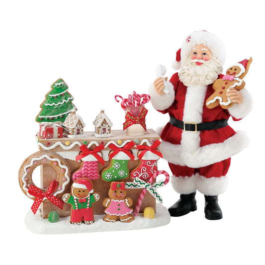 GINGER ALL THE WAY Dept 56 Possible Dreams Santa Cookies Gingerbread 6016490