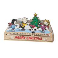 Dept 56 Flourish PEANUTS COUNTDOWN CALENDAR 6016557 Wooden Advent Snoopy