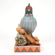 Jim Shore SHADES OF FALL 6016632 Thanksgiving Harvest Leaves Quail Figurine
