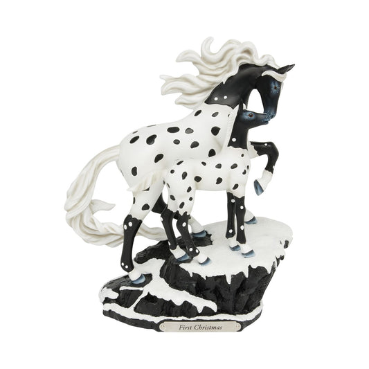 Trail of Painted Ponies Figurine FIRST CHRISTMAS 6016942 Appaloosa Mare Foal